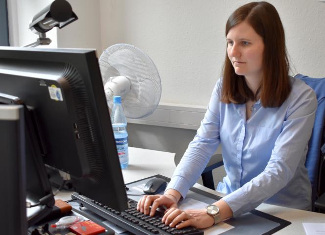 Mareike Tälkers vom Containment-Team des Landkreises. (Foto: Landkreis)