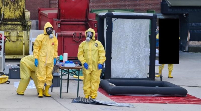 Meppen - Möglicher Gefahrstoffaustritt - die Feuerwehr informiert - Foto: TA