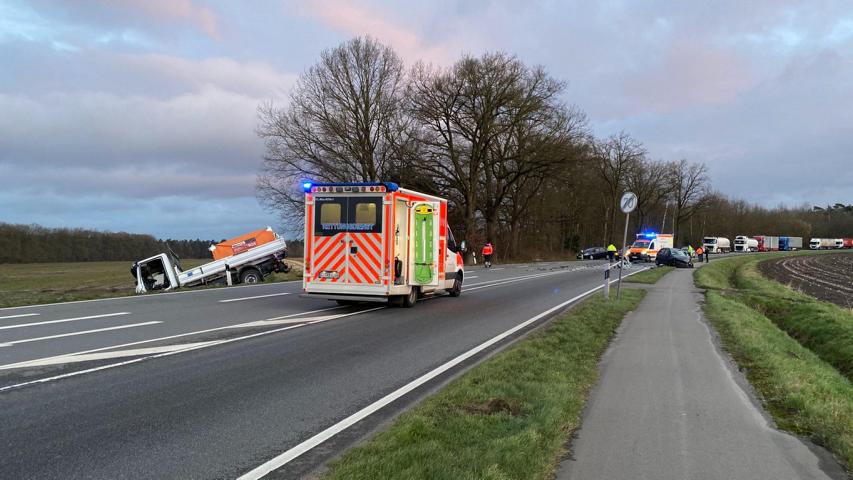 Schwerer Unfall Zwischen Rheine Und Spelle - B70 Gesperrt - NordNews.de