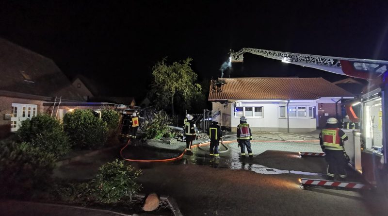 Pfarrhaus in Lingen Bramsche durch Brand beschädigt - Foto: NordNews.de