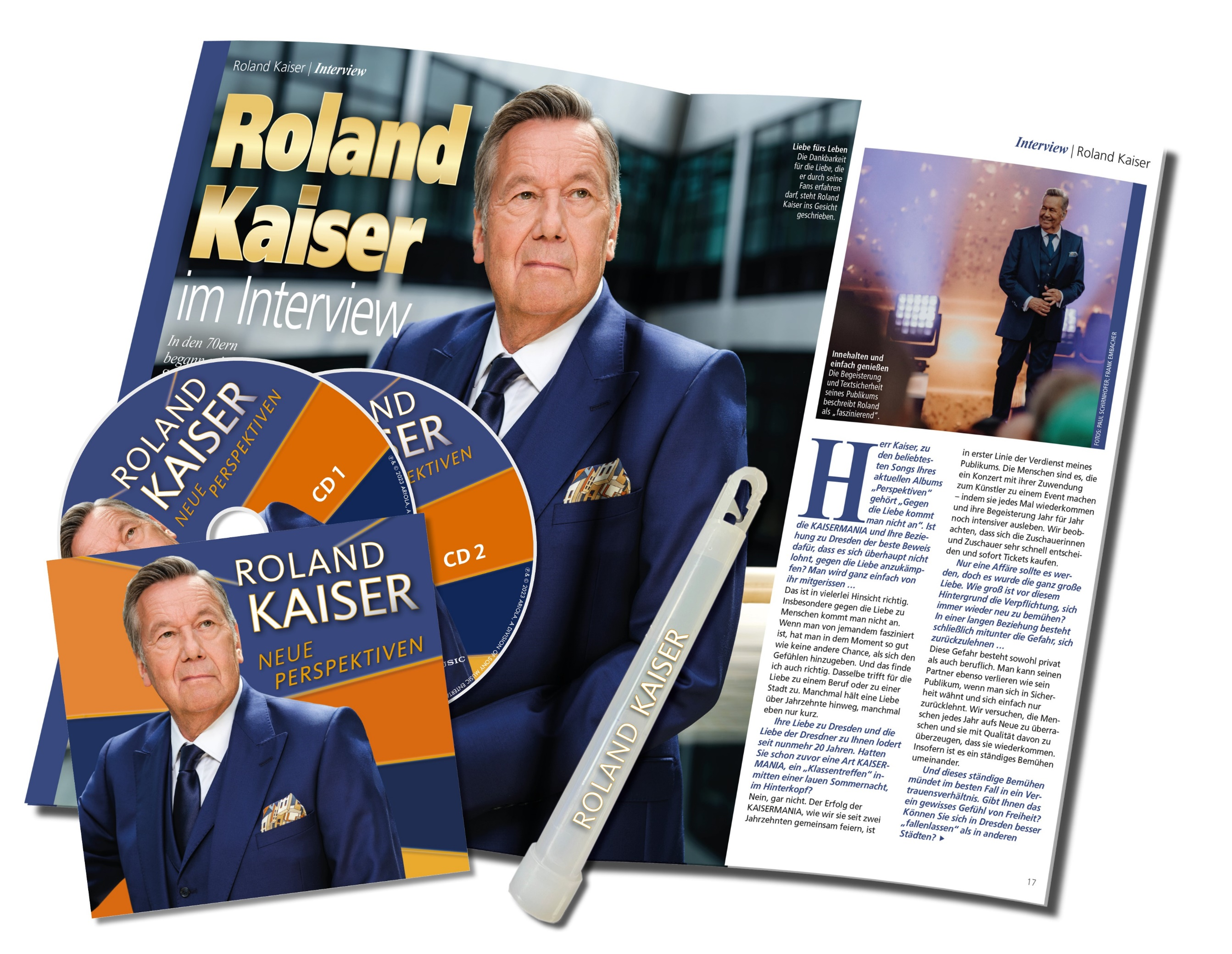 Roland Kaiser - Neue Edition seines Erfolgalbums "Perspektiven" inkl. Fanmagazin