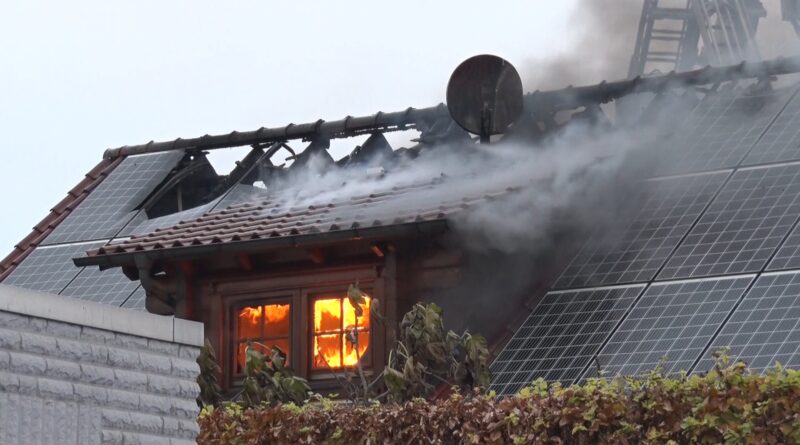 Beesten - 200.000 Euro Schaden - Haus in Brand geraten