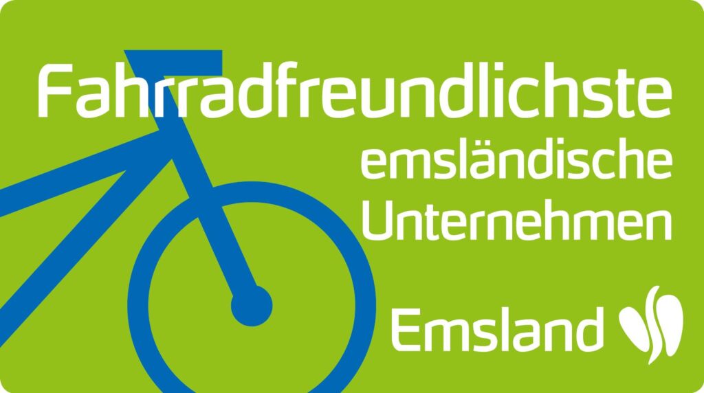 das Logo für den Wettbewerb „Fahrradfreundlichste emsländische Unternehmen“ (Grafik: Landkreis Emsland)